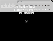 Tablet Screenshot of iclublondon.com